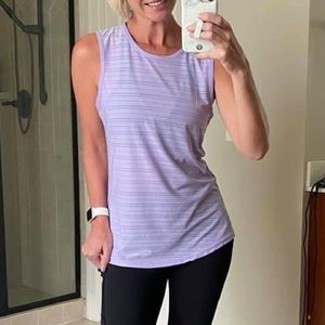 Zyia lilac Deluxe Muscle Tank